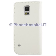 Galaxy S5 G900 Samsung Case with Credit Card Holder color White