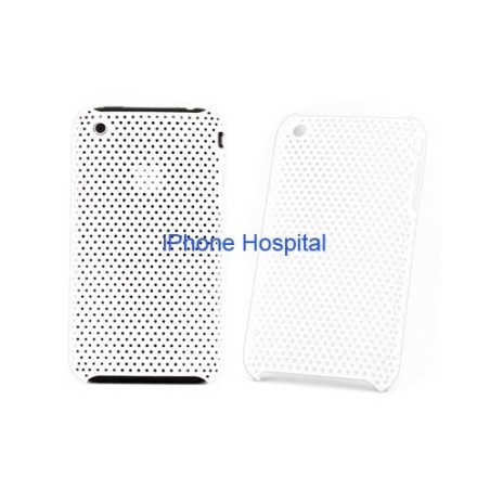 Cas de couleur Blanc perforé - 1