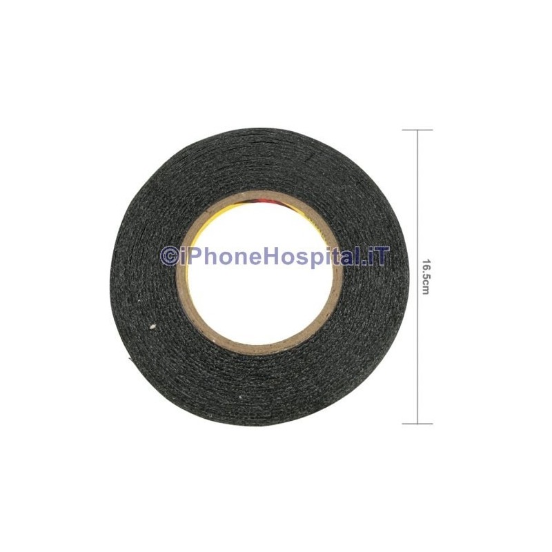 Rollo adhesivo doble cara 2mm 50 MT 3M Negro - 2 Rollo adhesivo doble cara 2mm 50 MT 3M Negro - 2