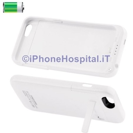 Cover Batteria Esterna 3200 mAh Power Bank Bianco per iPhone 6 4,7 \" - 1