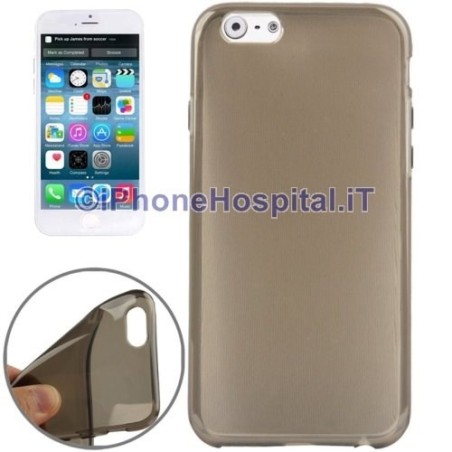Capa protetora em TPU cor cinza transparente para iPhone 6 4,7" - 1