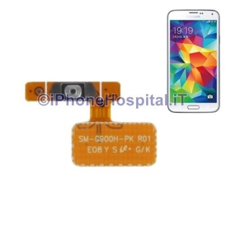 Flat Tasto Accensione per Samsung Galaxy S5 i9600 G900F OnOff - 1