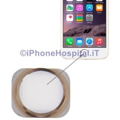 Tasto Home Bianco Cornice Gold iPhone 6 & 6S - 2
