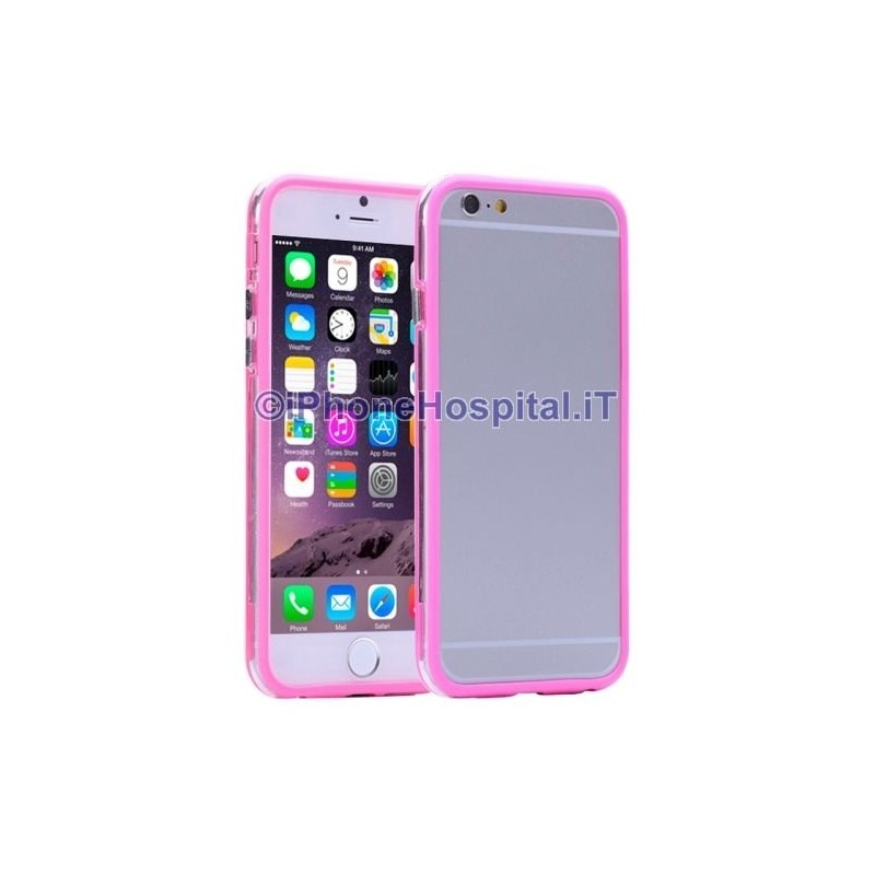 Magenta Clear Bumper Case for Apple iPhone 6 Plus & 6S Plus - 4 Magenta Clear Bumper Case for Apple iPhone 6 Plus & 6S Plus - 4