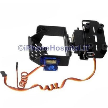 Suporte de alumínio com servos de controle para quadricóptero para GOPRO - 2