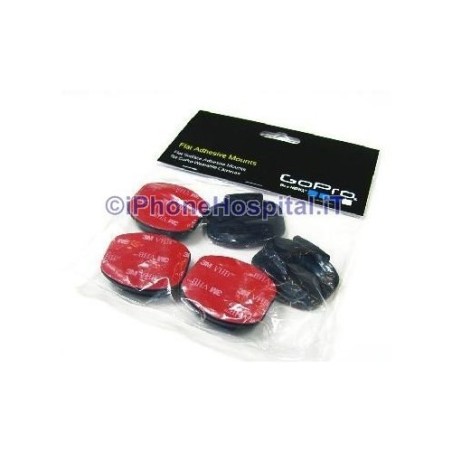 Flat adhesive mounts for GoPro