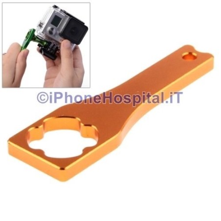 Chave de metal para GoPro Hero 3+ / 3 / 2 cor dourada - 1