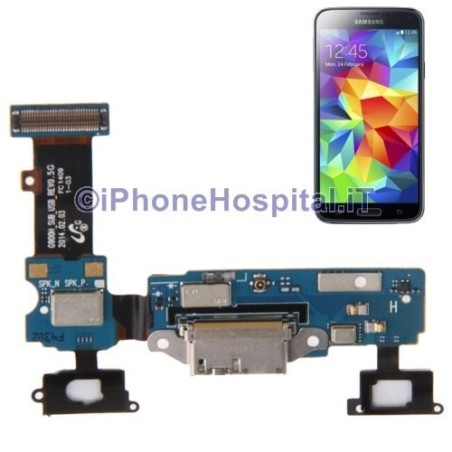 Connettore Ricarica e Flat per Samsung Galaxy S5 / G900H  - 1
