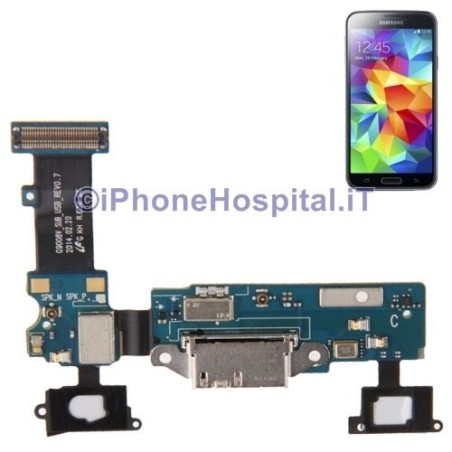 Samsung Conector plano y de carga para Galaxy S5 / G9008V - 2