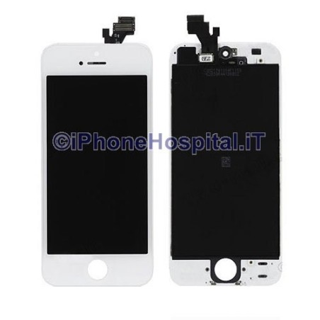 Vidro + Touch + LCD para iPhone 5 Branco OEM - 4