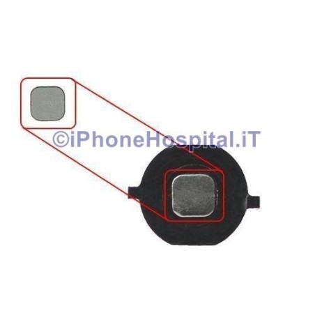 Distanziatore metallico Tasto Home iPhone 4S - 1