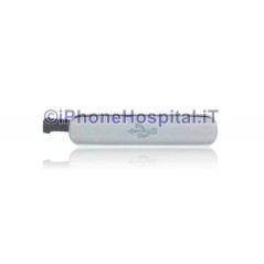 Housse de protection Connecteur de charge USB Gris Argent Galaxy S5