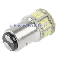 Bombilla BA15D 50 LED 3020 blanco 1157 para frenos e intermitentes de coche - 1