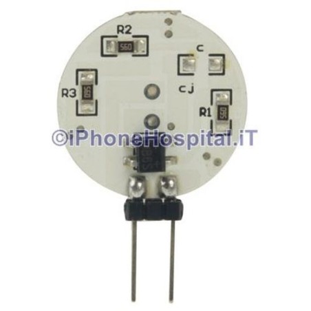 Bombilla LED G4 SMD 1,3W 100lm blanco natural (12v)