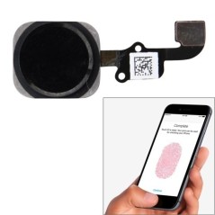 Botão Home - Cabo Flex para iPhone 6 e 6 Plus Montado Preto - 1