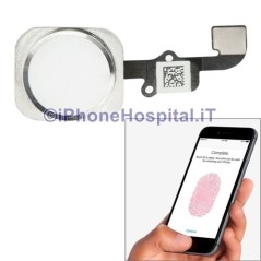 Botão Home - Cabo Flex para iPhone 6 e 6 Plus Montado Silver - 2