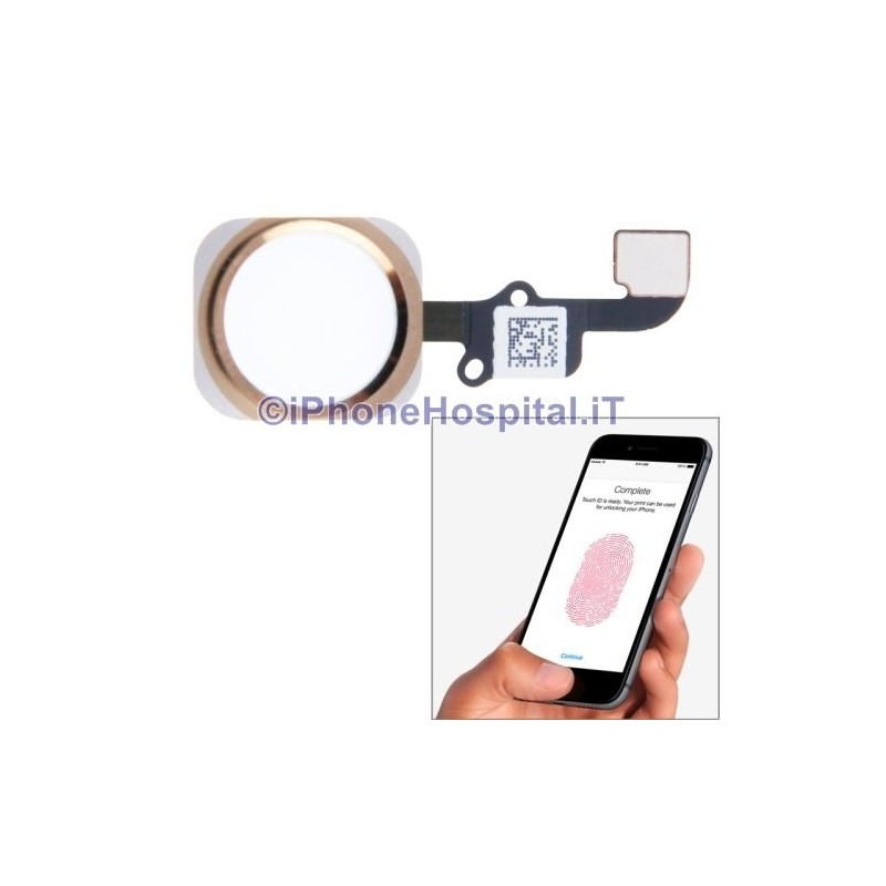 Botón Home - Cable Flex para iPhone 6 y 6 Plus ensamblado Oro ( Oro ) - 1 Botón Home - Cable Flex para iPhone 6 y 6 Plus ensamblado Oro ( Oro ) - 1