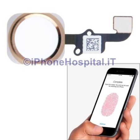 Botão Home - Cabo Flex para iPhone 6 e 6 Plus Montado Ouro (Gold) - 1