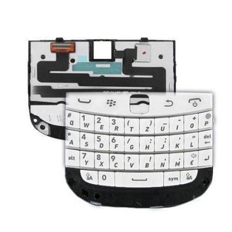Tastiera con Sottotastiera per Blackberry 9900,9930 Bold Bianco - 2