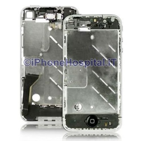 Bague métallique - coque interne pour iPhone 4G assemblée