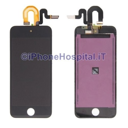 Touch Screen Vetro e Lcd Display Colore Nero per iPod Touch 5th 6th Generazione - 4