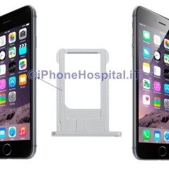 Nano Sim holder iPhone 6 & 6 Plus Silver Color - 2
