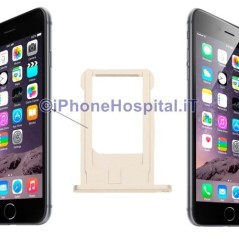 Nano Sim Holder iPhone 6 & 6 Plus Gold Color (Gold) - 1