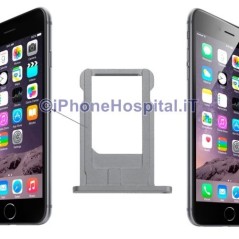 Nano Sim Holder iPhone 6 & 6 Plus Grey - 2