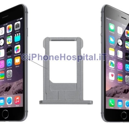 Porta Nano Sim iPhone 6 & 6 Plus Color Grigio - 2
