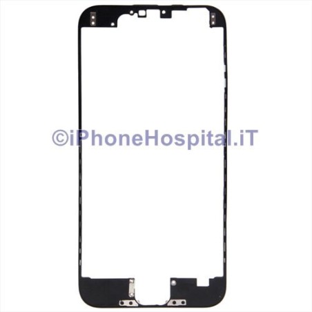 Soporte de cristal táctil borde negro iPhone 6 Plus - 1