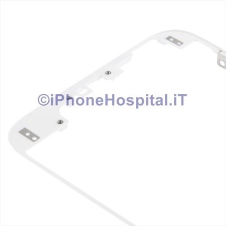 Soporte Cristal Táctil Borde Blanco iPhone 6 Plus