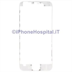 Soporte de cristal táctil borde blanco iPhone 6 Plus - 4