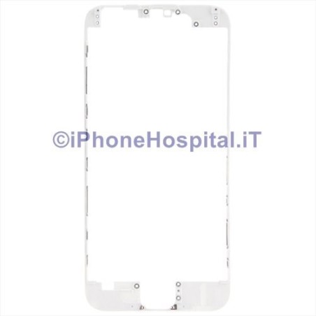 Soporte de cristal táctil borde blanco iPhone 6 Plus - 4