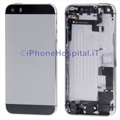 Retro Cover Assemblato Color Nero per iPhone 5S - 1
