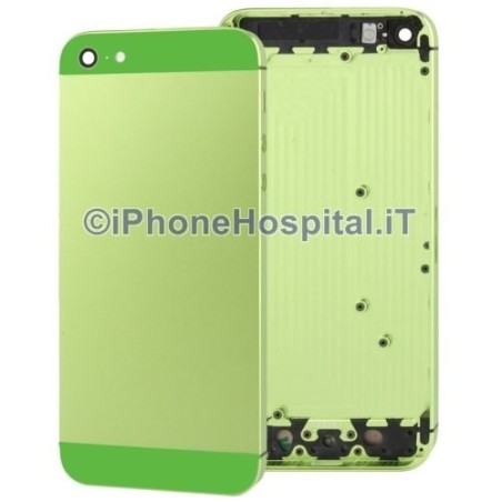 Retro Cover Verde per Apple iPhone 5 A1428, A1429, A1442 - 4
