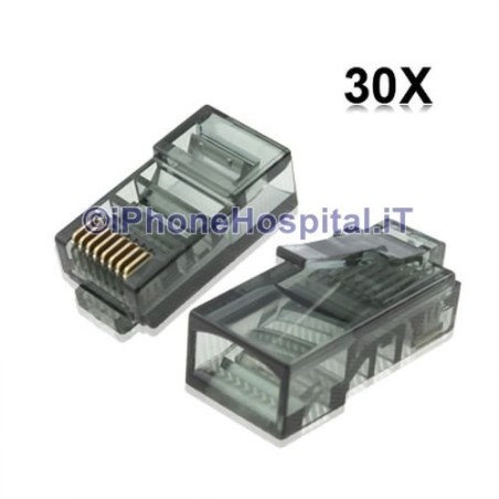 Conector Plug RJ45, Pacote com 30 unidades - 3