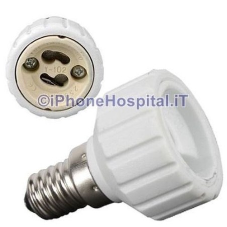 Adaptador para bombillas E14 a GU10 - 3