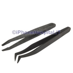 Lot de 6 pinces antistatiques ESD en fibre de carbone et plastique