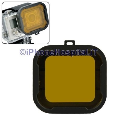 Polarizador Subaquático Amarelo para Gopro 4 e 3+ - 1