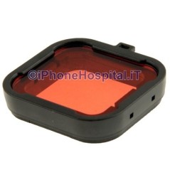 Polariseur sous-marin rouge pour Gopro 4 & 3 +
