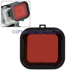 Filtro Polarizador Subaquático Vermelho para Gopro 4 & 3 + - 3
