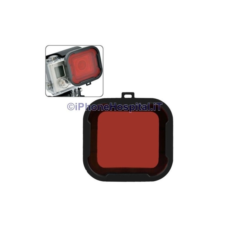 Red Underwater Polarizer for Gopro 4 & 3 + - 3 Red Underwater Polarizer for Gopro 4 & 3 + - 3