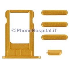 Apple Nano Sim Port + Volume Mute et ON OFF pour iPhone 6 Gold ( Gold )
