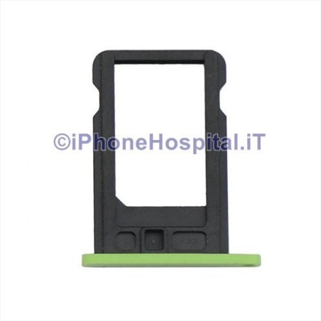 Porta SIM para Apple iPhone 5C Verde - 1