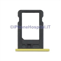 Porta Sim para iPhone 5C Amarelo - 1