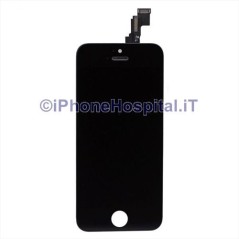 Tela de toque de vidro LCD para iPhone 5C Preto Grau A - 2