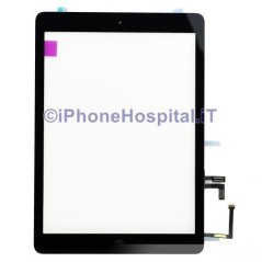 Tela sensível ao toque do iPad Air preto montado Grau A - 1