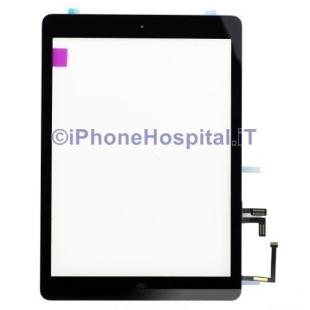 Tela sensível ao toque do iPad Air preto montado Grau A - 1