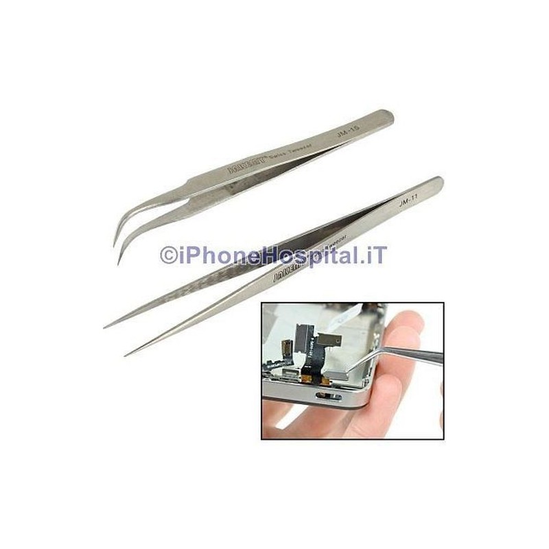 Set of 2 High Precision Antistatic Tweezers - 3 Set of 2 High Precision Antistatic Tweezers - 3