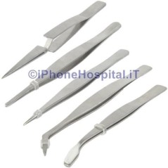 Jeu de 5 pinces de laboratoire de haute précision - 1